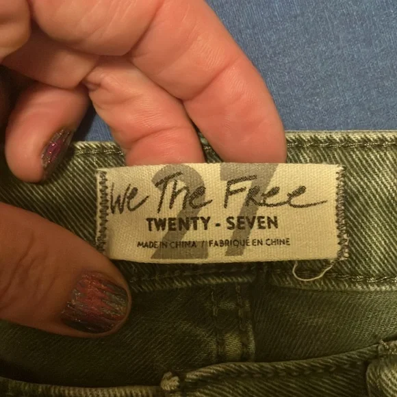 Free People denim shorts - Picture 3 of 12